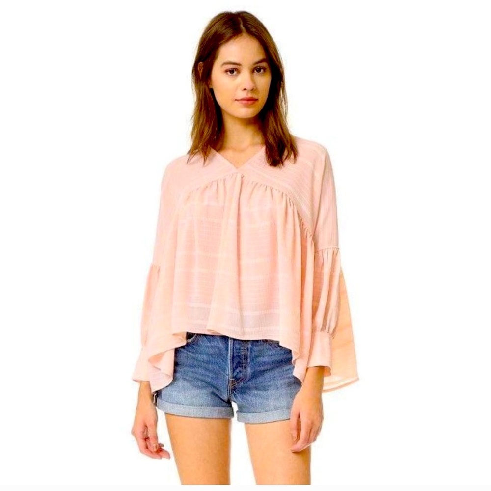 Pretty Finders Keepers Light Pink Blouse NWOT